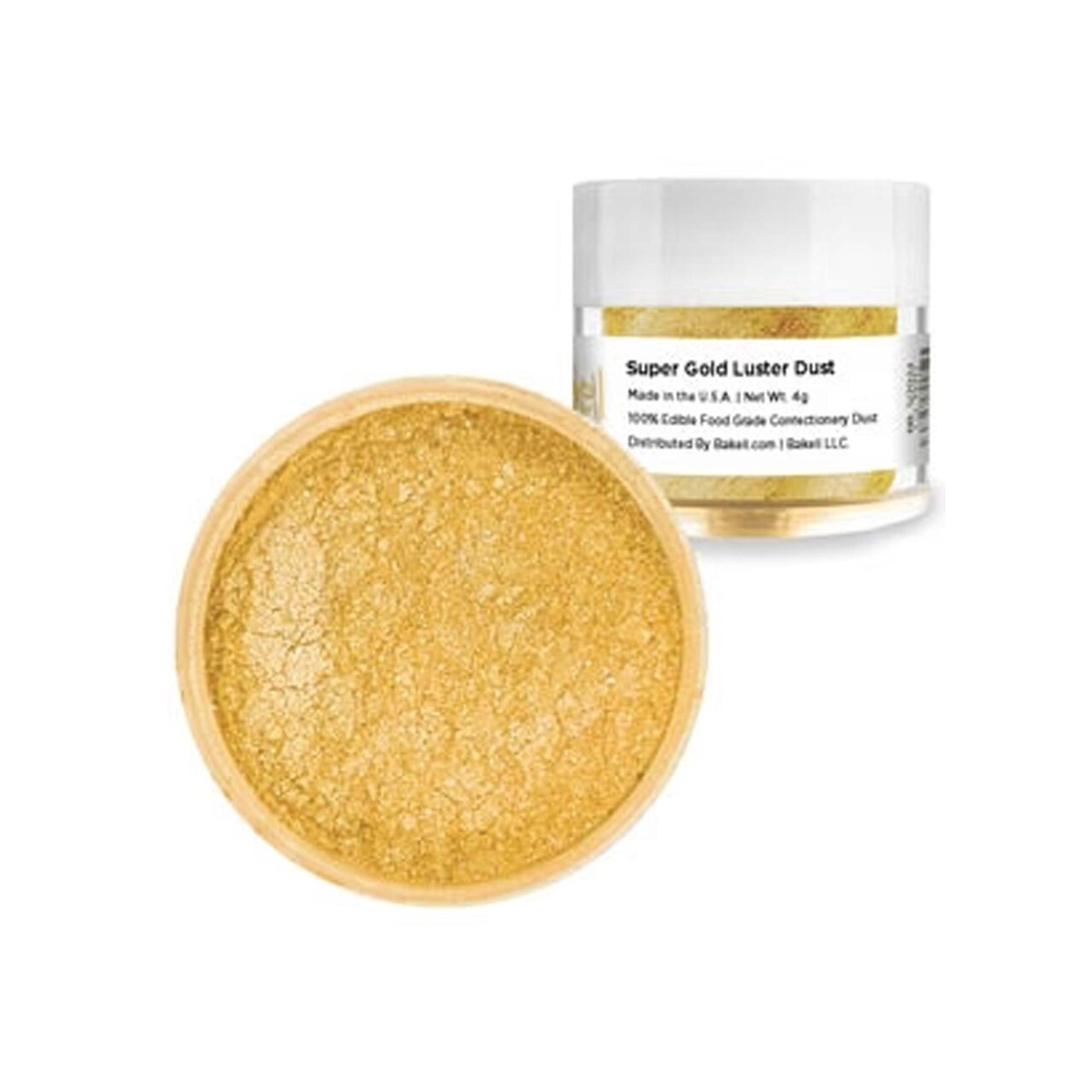 4 Gram Edible Cake Luster Dust Aztec Gold Pearlized Kosher Shimmer for Fondant and Baking Decor